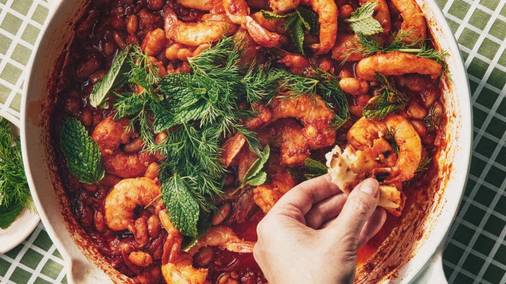 smartcookingtips- shrimp-white Beans